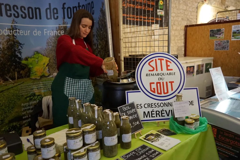 Cresson de Méréville, une production historique en Essonne près de Paris